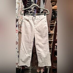 J. Crew Women's Cream Straight Leg Jeans